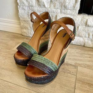 Mossimo Supply Co. Braided Platform Wedge Sandals